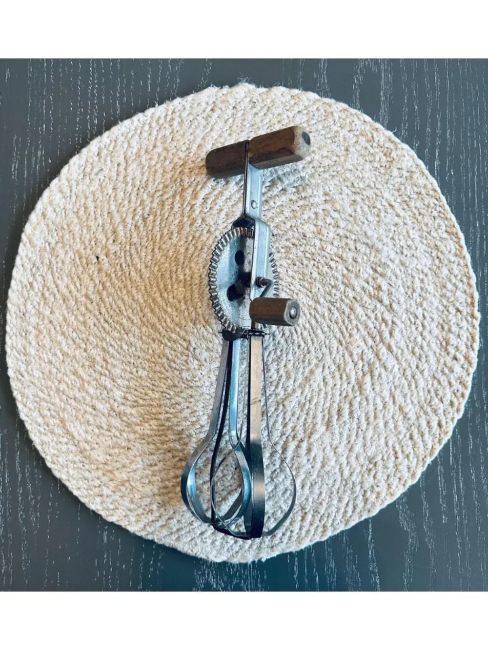 ECKO Egg Beater A & J Super Center Drive Hand Mixer Rustic Kitchen Baking Tool